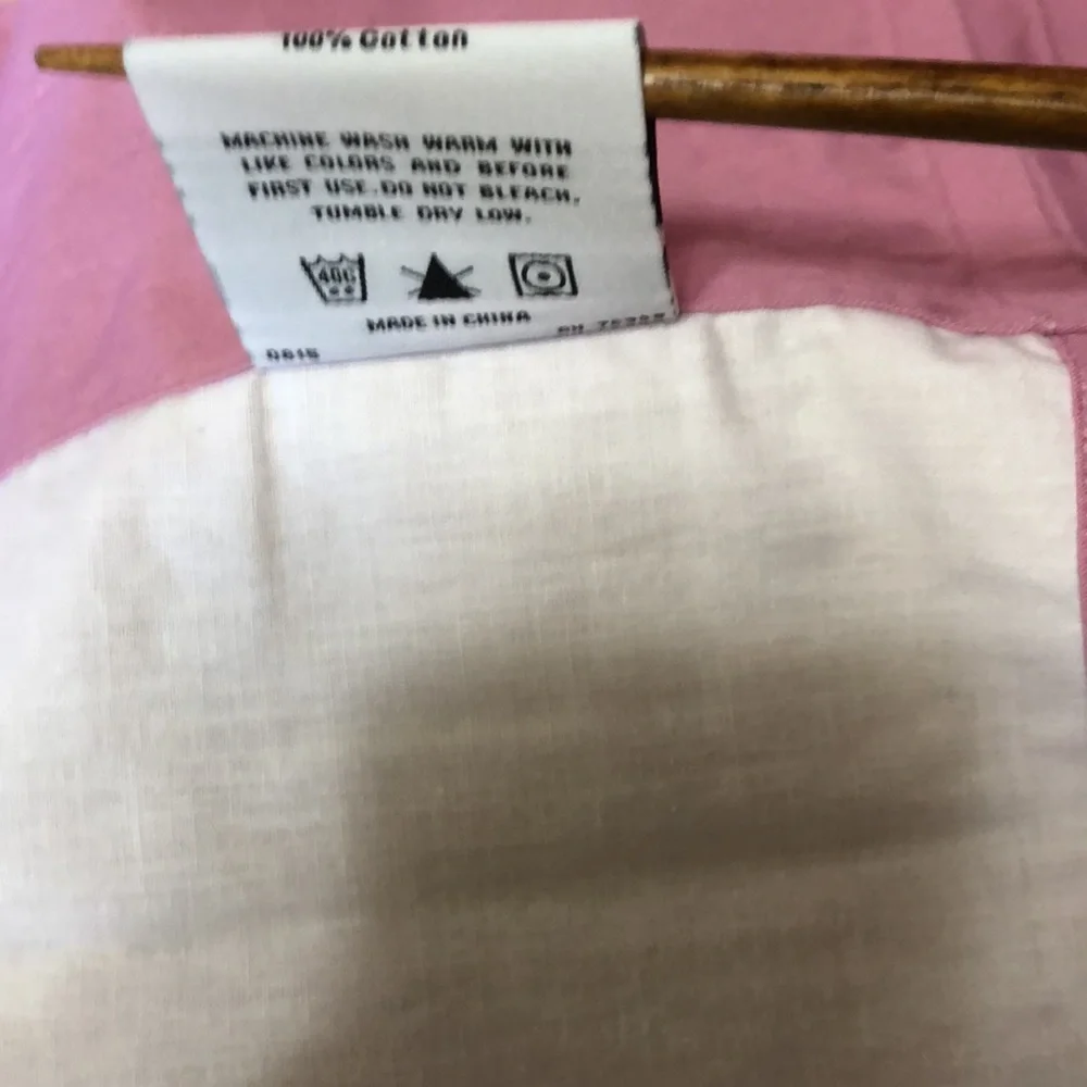 NEW Laura Ashley Lifestyles Peony Pink Blouson Valance 87”x 16” 100% Cotton